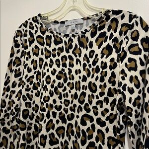 Leopard Print Long Sleeve Shirt